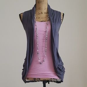 Candy Rain Open Front Cardigan